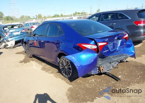2016 Toyota Corolla S Plus from USA, damaged, VIN 5YFBURHE1GP532584